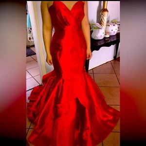 Beautiful Red Statement Dress
